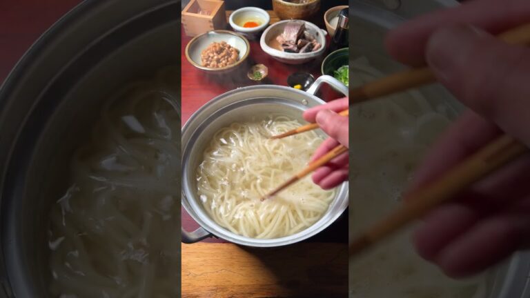 山形のひっぱりうどん #shorts