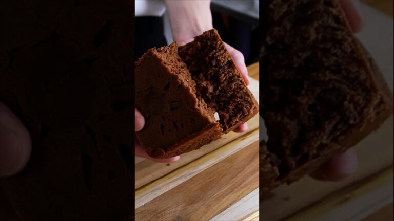 材料3つ！レンジでチョコ蒸しパン作り方！ #food