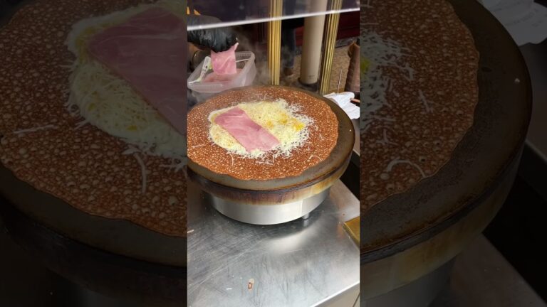 【美味しすぎて驚愕】パリのガレット🇫🇷#ガレット #galette #paris #パリ#パリグルメ#フランス
