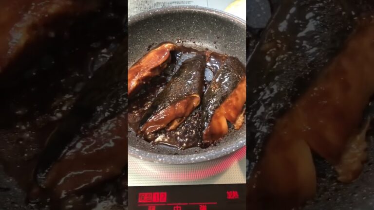 銀だらの照り焼き　半額！【簡単おつまみ】 #shorts  #鱈