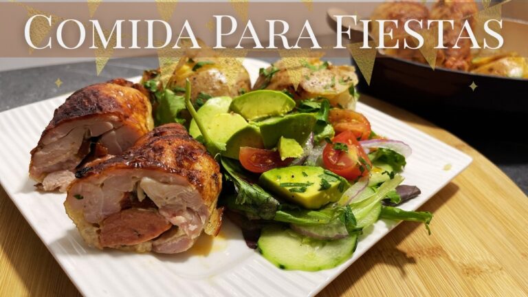 PIERNA PERNIL DE POLLO RELLENO INSUPERABLE 🍗 | Receta para Fiestas FÁCIL - Recetas con pollo