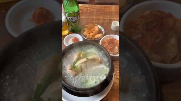 明洞のサムゲタンの老舗が美味すぎた！#百済参鶏湯#サムゲタン#shorts