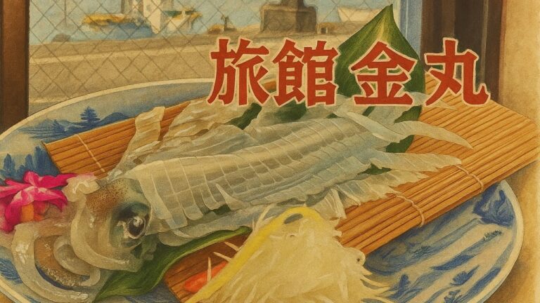 【食事動画】呼子の絶品料理体験！旅館金丸のイカ活造り＆鯛茶漬け｜佐賀県呼子町｜日本三大朝市を巡る旅