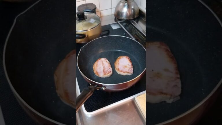 手作りハムのハムステーキ