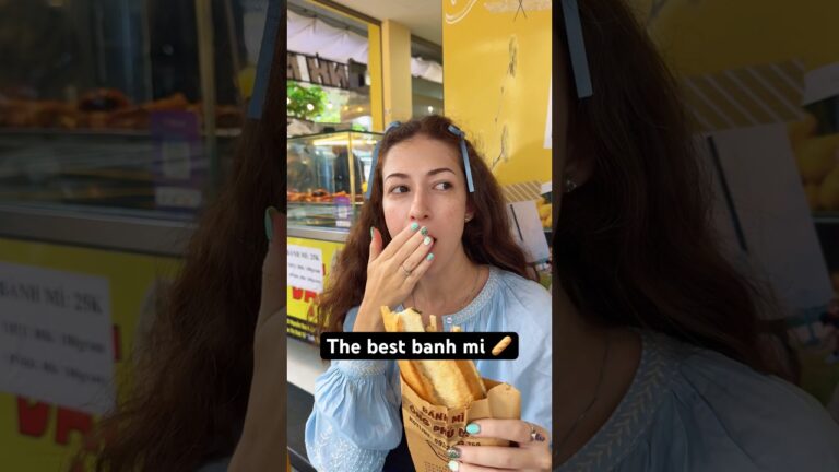 Obsessed with this banh mi in Da Nang, Vietnam!! The pork belly is delicious! #vietnam #danang #food