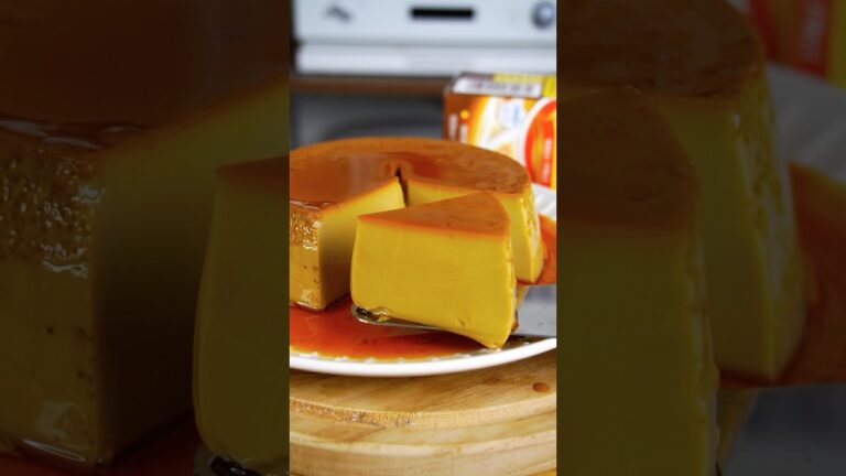 材料3つ！コーヒー牛乳プリン作り方！#簡単レシピ