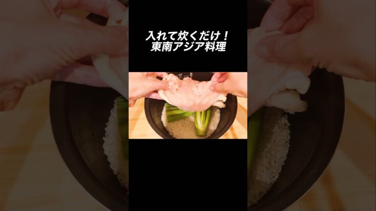 ちょっと変わった鶏胸肉の炊き込みご飯！ #鶏むね肉 #節約レシピ#カオマンガイ