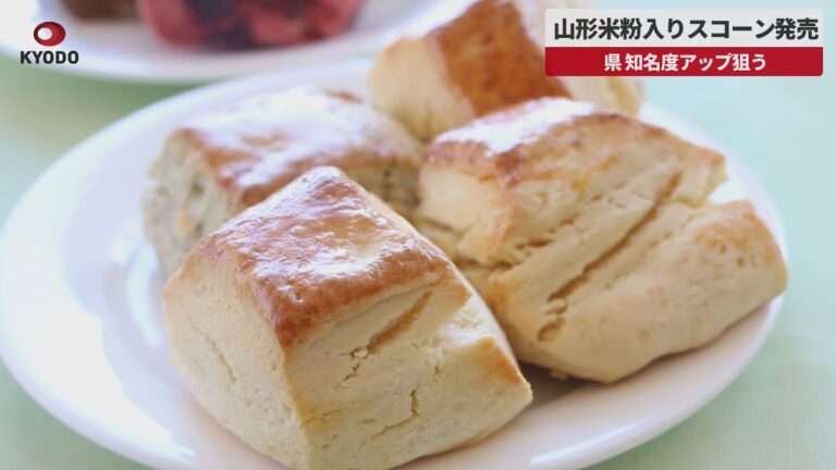 【速報】山形米粉入りスコーン発売 県、知名度アップ狙う