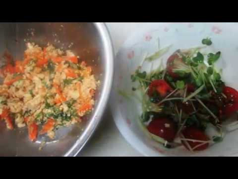 豆腐と野菜のナムルご飯