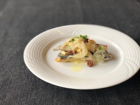 北海道産真イワシと新玉葱のビネガーマリネ
