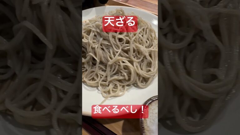 天ぷら・ざる蕎麦【道の駅・八千穂高原】