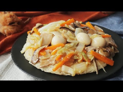 【余ったそうめん無いですか？】パリパリあんかけそうめん👅