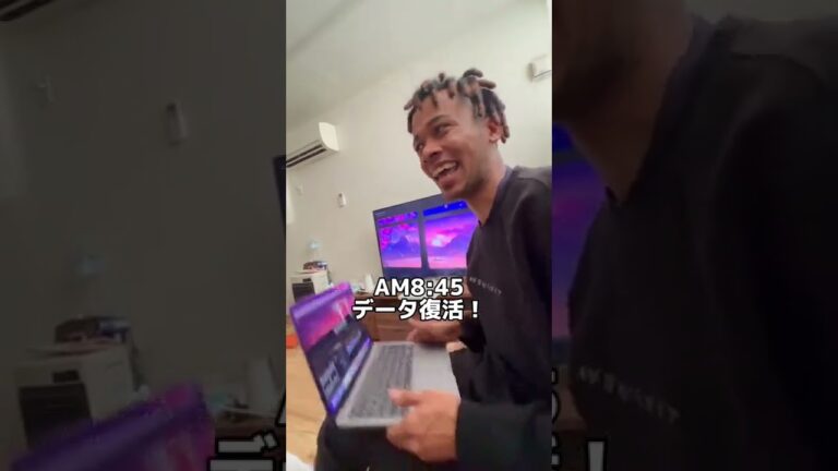 【TikTokで大バズり】データが消えて→復元して→また消えた黒人の末路。#ステパン