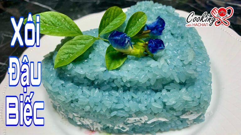 【ベトナム料理】バタフライピーおこわの作り方 #Shorts|Cuộc sống ở Nhật | Cách nấu xôi đậu biếc đơn giản bằng lò vi sóng