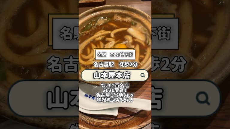 定番名古屋飯/本店派？総本家派？味噌煮込みうどん#味噌煮込みうどん #名古屋めし #名古屋 #名古屋グルメ #うどん #名駅 #名駅ランチ #名駅グルメ #名古屋駅 #栄グルメ