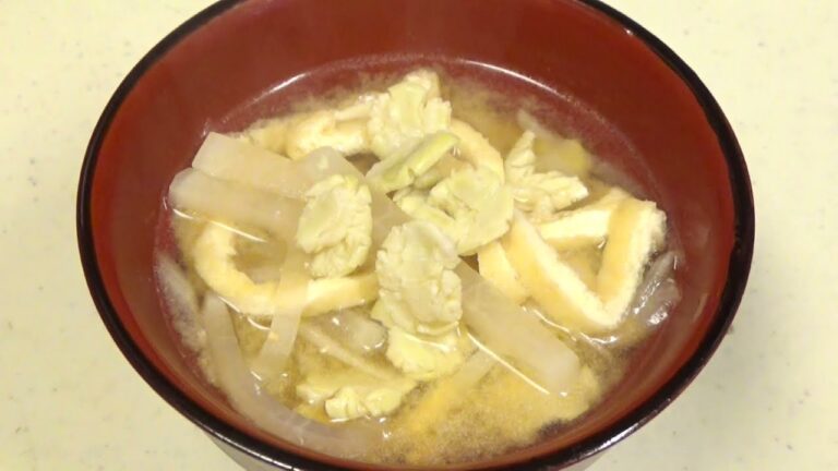 【会津家庭料理 打ち豆の味噌汁】