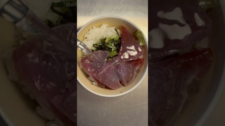 【自炊動画】マグロの漬け茶漬けのご紹介ですー！