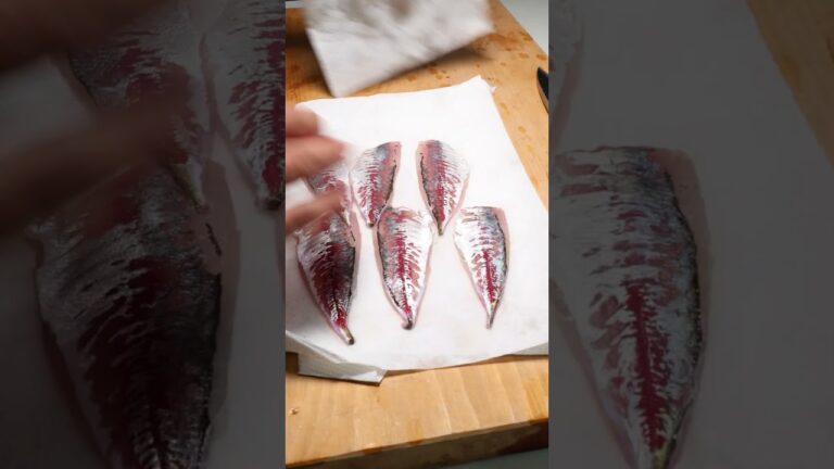 豆アジの一番美味しい食べ方 #アジ #刺身 #レシピ