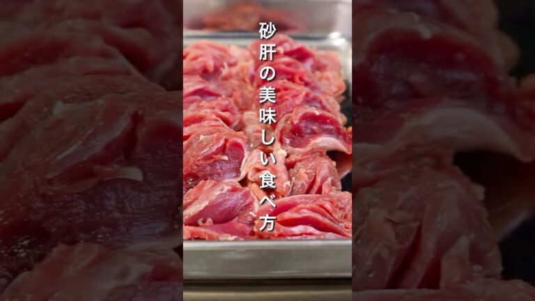 最高おつまみ！「砂肝のねぎ塩だれ」の作り方|たんぱく質や鉄分が豊富|ビールやレモンサワーに合う！