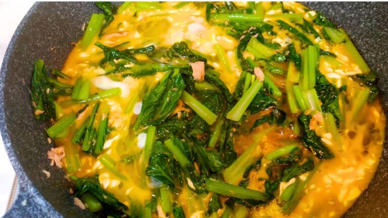 【小松菜の卵とじ】栄養満点｜フライパンで簡単｜お弁当のおかずに