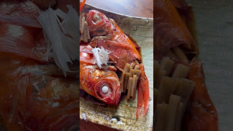 #015 ちょっと豪華なおうちごはん｜伊豆の地キンメで煮付け