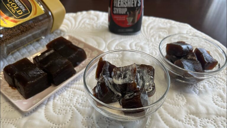 コーヒーわらび餅/レンジで簡単に作れます