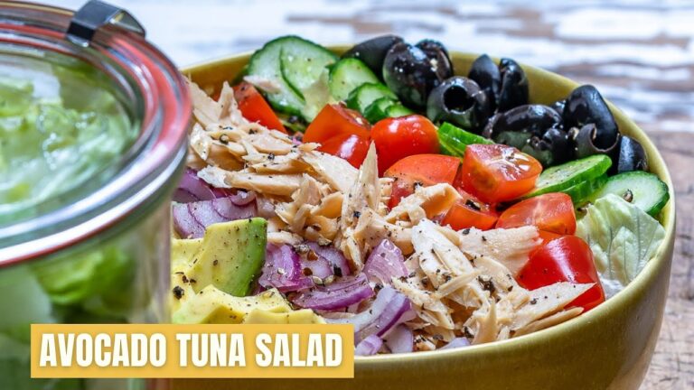 How To Make Avocado Tuna Salad - Easy Avocado Tuna Salad Recipe - Blondelish