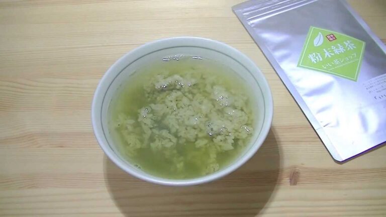 最後の締めに　茶飯で作る美味しいお茶漬け　粉末緑茶レシピ