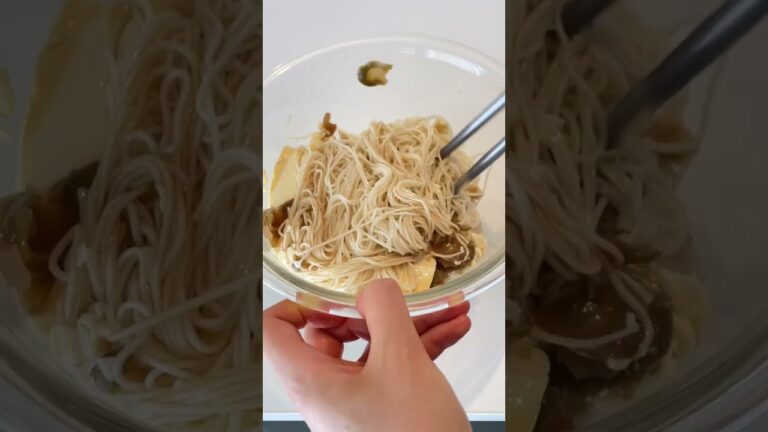 最強のそうめんアレンジ！「豆腐ザーサイそうめん」【おうちごはんの1分レシピ動画】簡単レシピ｜時短レシピ｜#shorts