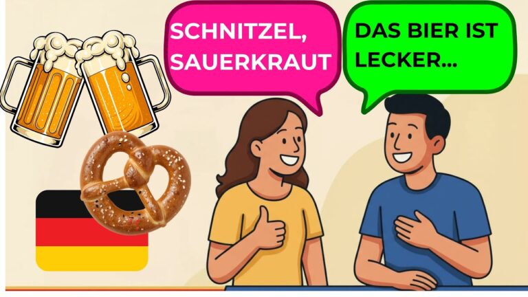 Mit diesen 10+ ESSEN & GETRÄNKE Wörtern bestellst du wie EIN DEUTSCHER!