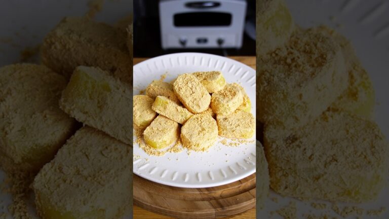 材料4つ！さつまいも餅の作り方！#food