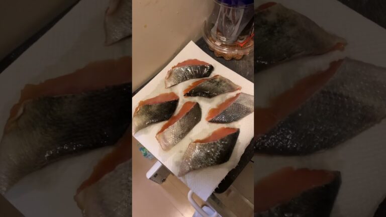 秋鮭を貰ったので幽庵地に漬け込んで冷凍する！