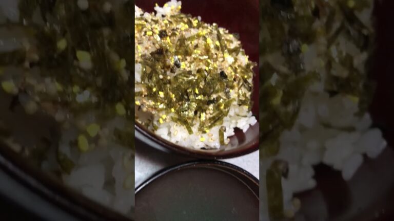 朝はふりかけご飯 #飯テロ #朝食 #ふりかけ