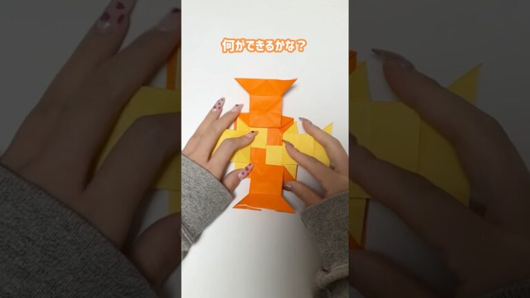 作り方は横動画をみてね💡#折り紙 #origami #papercraft #handmade
