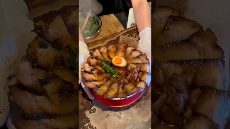 毎日行列！チャーシューてんこ盛り 焼豚増し増しラーメン🍜【岐阜 焼豚ラーメン三條】