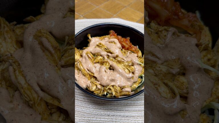 鶏むね肉で焼かずに作るヘルシーケバブ丼