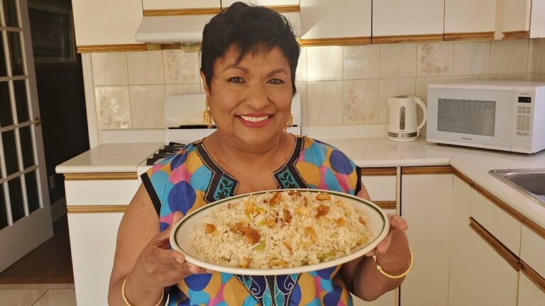 Saltfish Fried Rice (Fried Rice Series) -  Mom's Trini Cooking