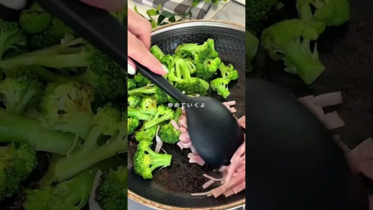 フライパンひとつで完成！デリ風ブロッコリーサラダ🥦簡単レシピ