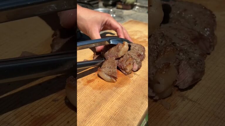 脂の少ない肉はステーキ丼に適している #shorts