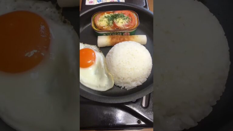 サバ缶をストーブで焼いて作る美味い貧乏飯。#shorts#簡単レシピ#アレンジレシピ