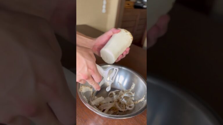 《長芋とオクラの酢の物》