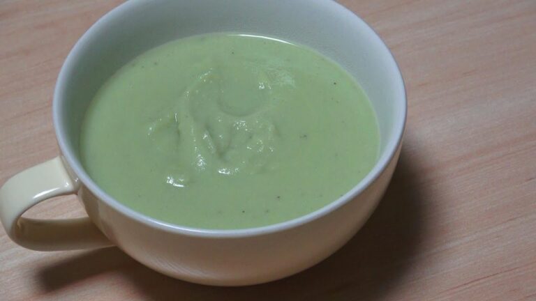 【生クリームなし】そら豆のポタージュ（スープ）の作り方＜簡単レシピ（ミキサー使用）＞｟Potage de fèves / Fava soup｠