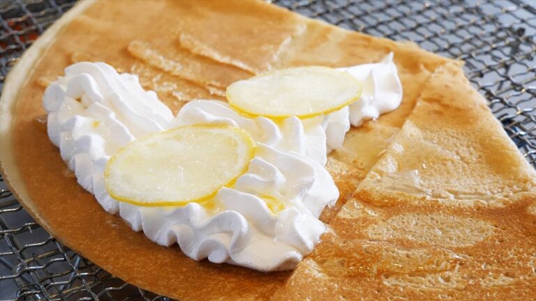 🦄毎日通いたい♪地元で愛される人気店の爽やかな冬のハニーレモン🍋クレープ [千葉・市川クレープ職人 | Japanese dessert crepes] Delicious honey lemon