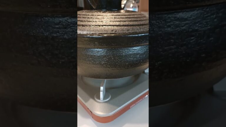 おかゆを土鍋でつくる