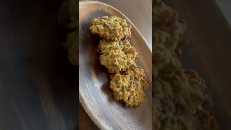オートミールチョコチップクッキー作ってみた