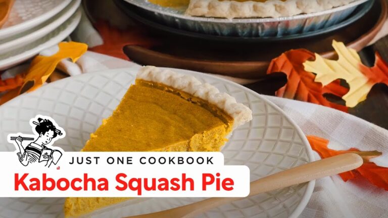 How To Make Kabocha Squash Pie (Recipe) かぼちゃパイの作り方（レシピ）
