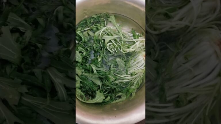 「しなびた水菜の蘇生法①」