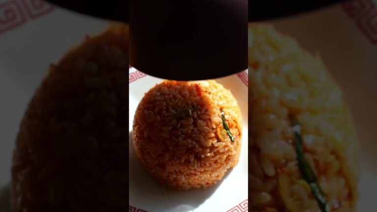 レンジで2分　キムチチャーハン