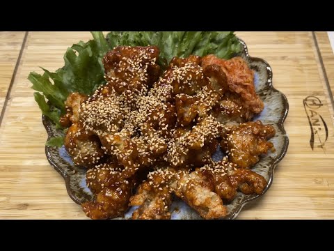 [韓国料理に挑戦]31歳男がヤンニョムチキンを作っていく#shorts