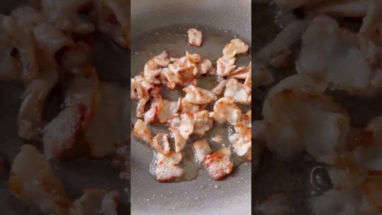 豚バラサラダが一瞬でデリ風に変わる裏技✨